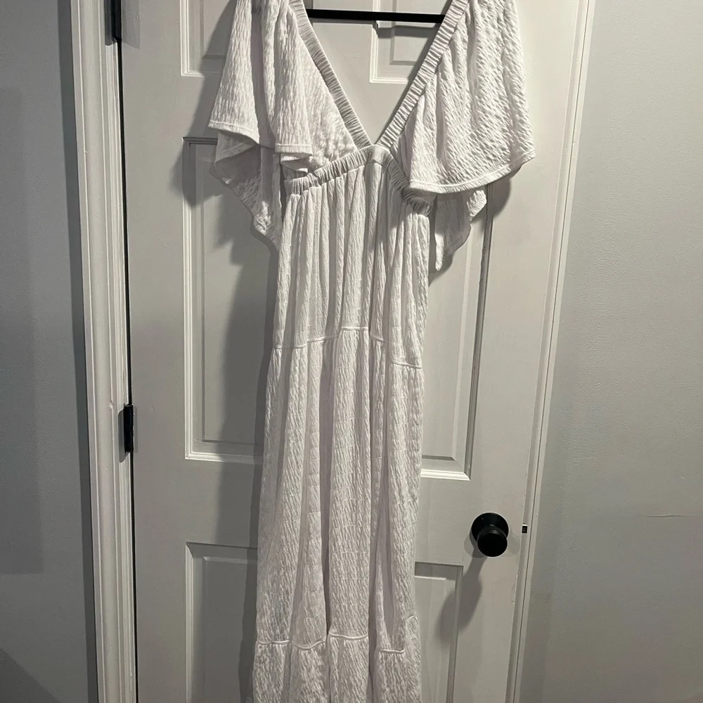Free People La La Maxi in White small - Picture 2 of 4
